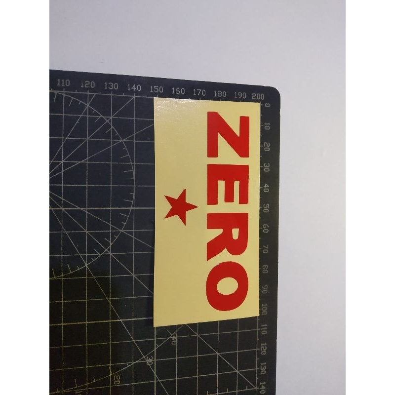 

cutting stiker zero