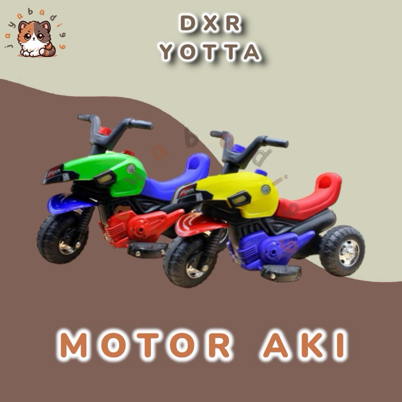 YOTTA TOYS MOTOR AKI YOTTA DXR MAINAN ANAK PROMO MOTOR