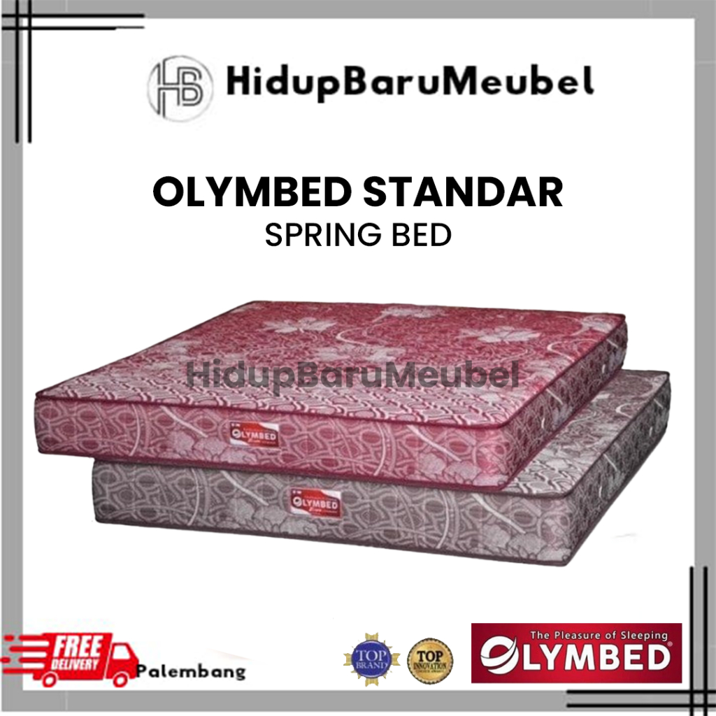 Springbed Olymbed / kasur spring bed matras Olymbed by Bigland / promo tempat tidur kasur murah garansi pabrik / alas tidur per pegas ekonomis