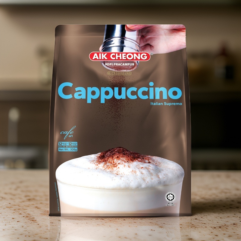 

AIK CHEONG 3in1 CAFE ART 300g (25g x 12 sachets) - Cappuccino