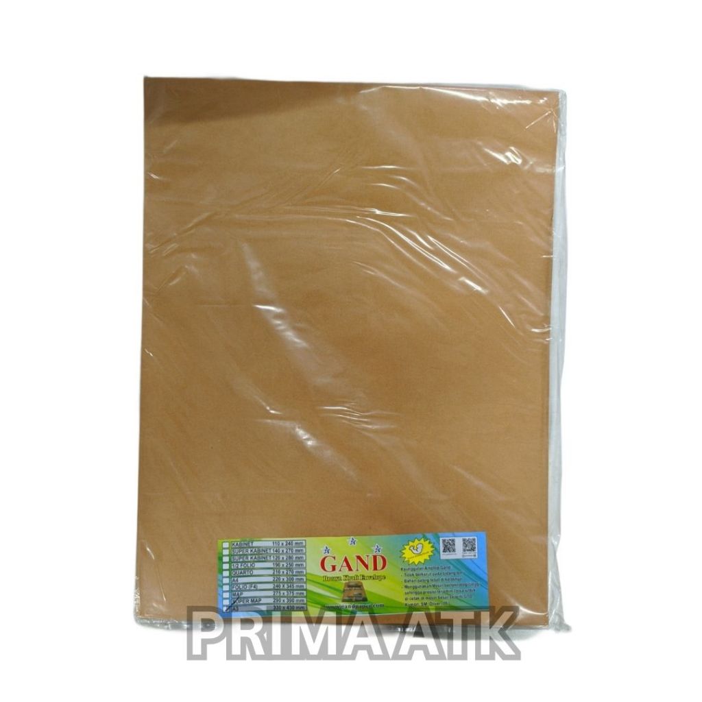 

Amplop Coklat a3 / Gand Brown Kraft Envelope a3 No Seal