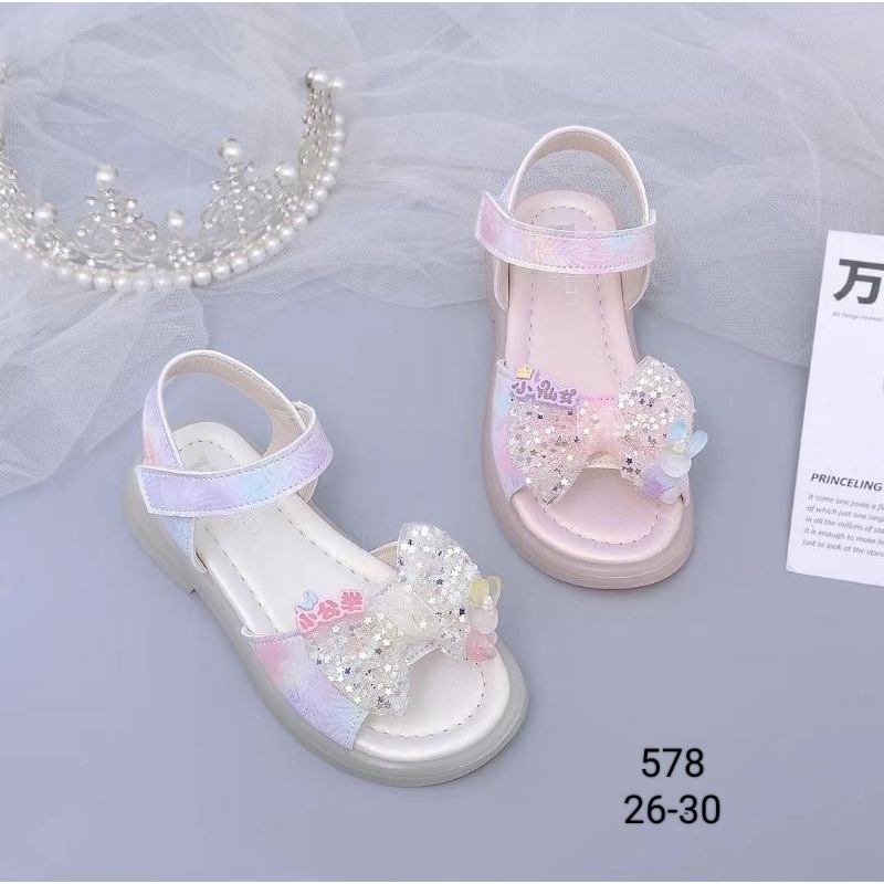 Sandal tali belakang anak perempuan 578 size 26-30