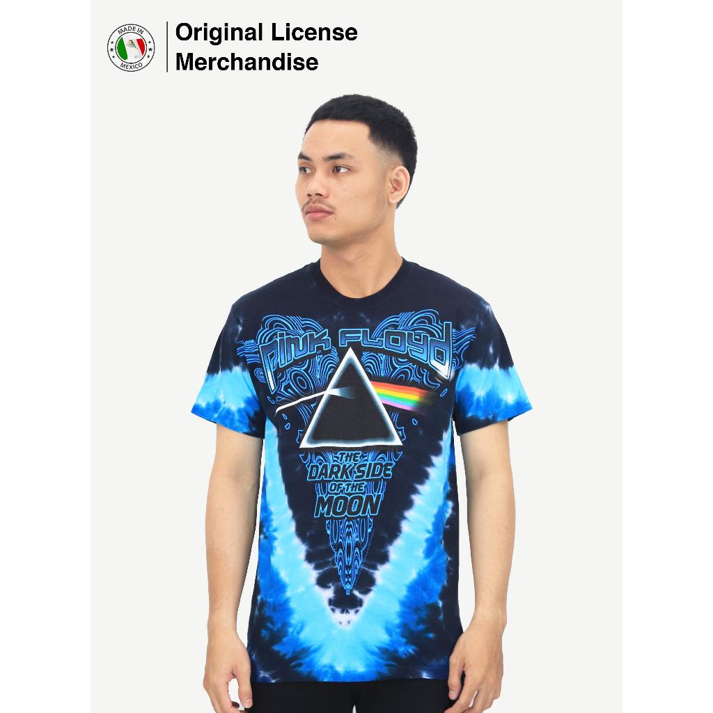 Kaos Baju Full Print Tie Dye Pria Katun Band Musik PINK FLOYD Ori Dark Side Of The Moon 2