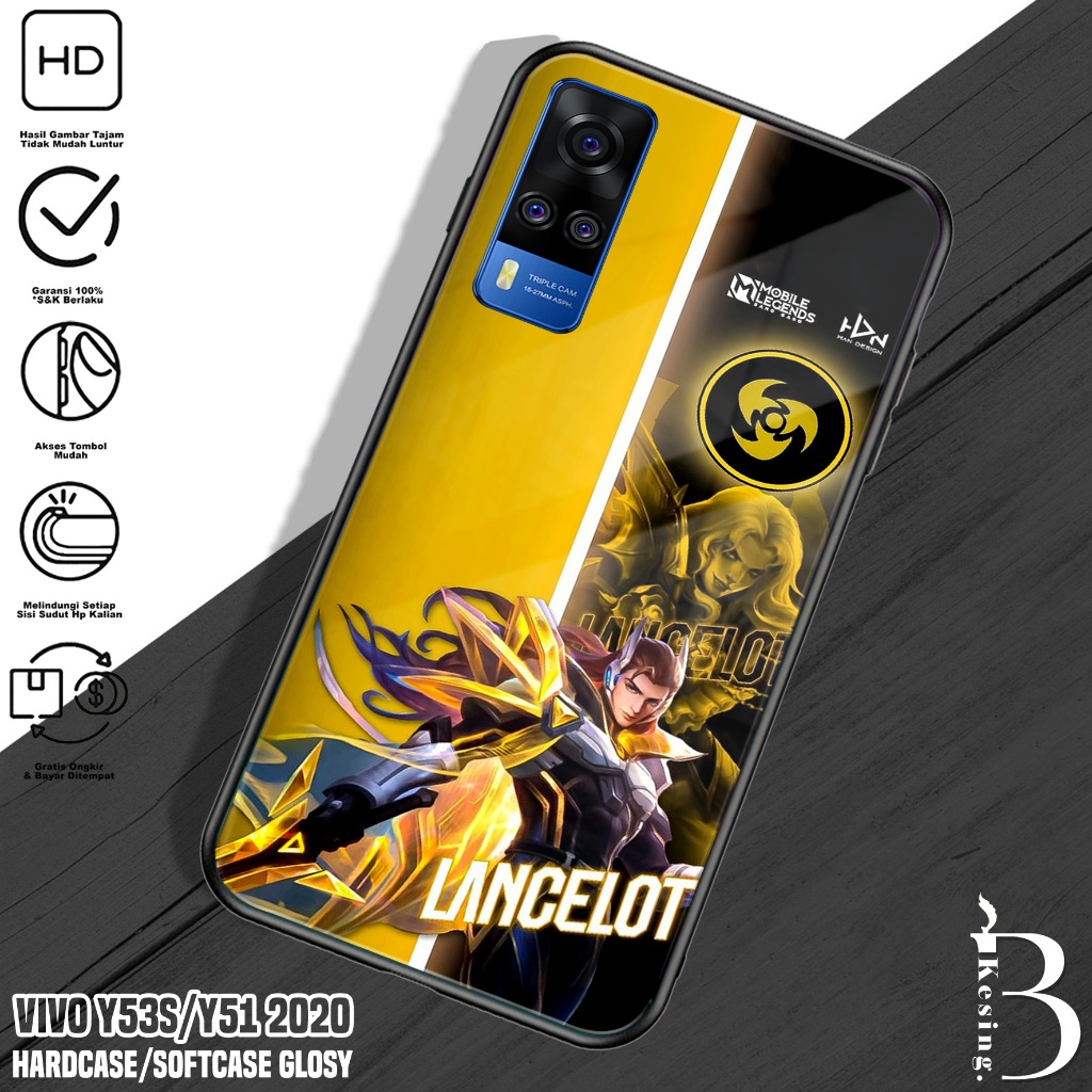 Case VIVO Y53S / Y21 2020 - Casing VIVO Y51 2020 / Y53S Motif Hero MobileLegend - Silikon Hp VIVO Y5