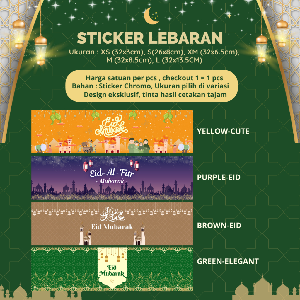 

Sticker Lebaran Stiker Toples Kue Lebaran 2025 Label Toples Idul Fitri Toples Kue Kering Eid Mubarak