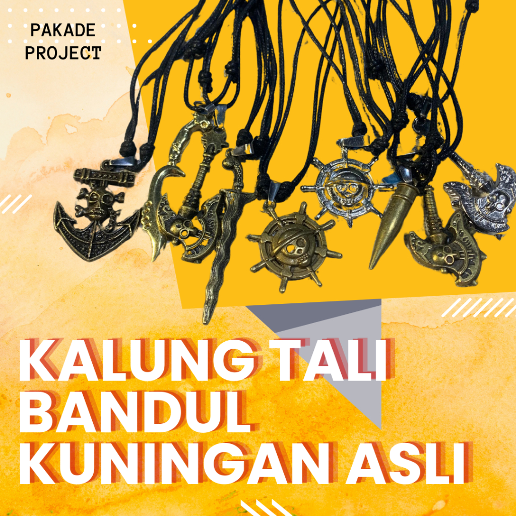 KALUNG TALI BANDUL KUNINGAN - KUNINGAN ASLI - TERMURAH
