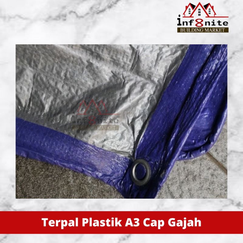 Zoyands Terpal Plastik Tenda A3 4 X 6 Meter Tebal Terpal Cap Gajah Kuat