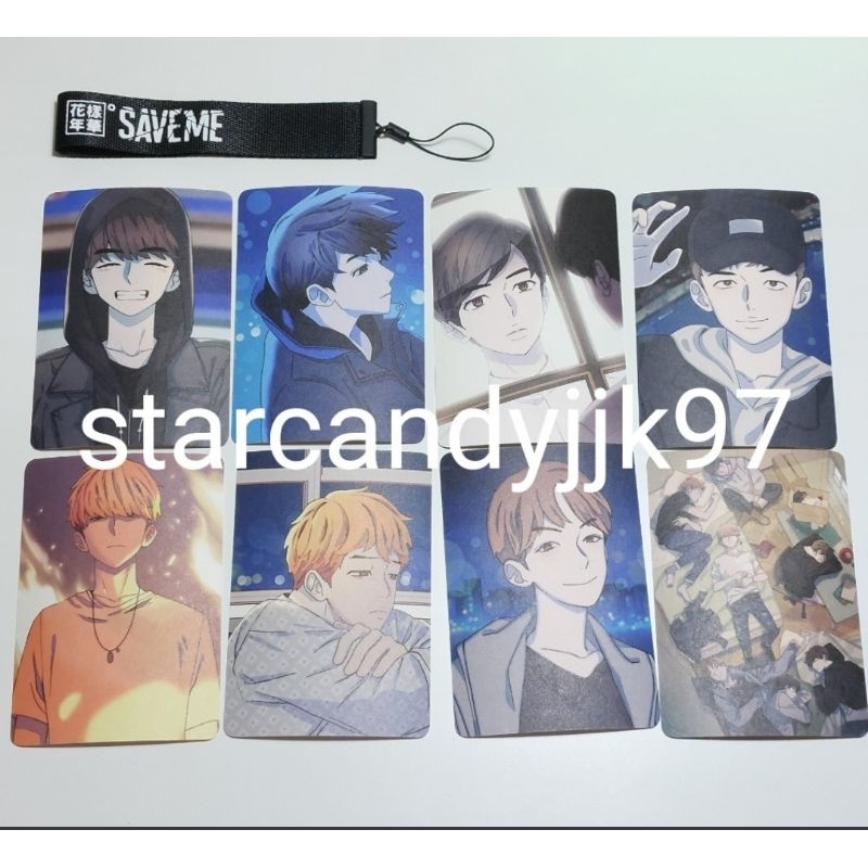 bts official armybomb ver 3 save me webtoon photocard pc