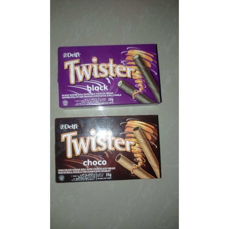 

delfi twister black / choco 35 gram