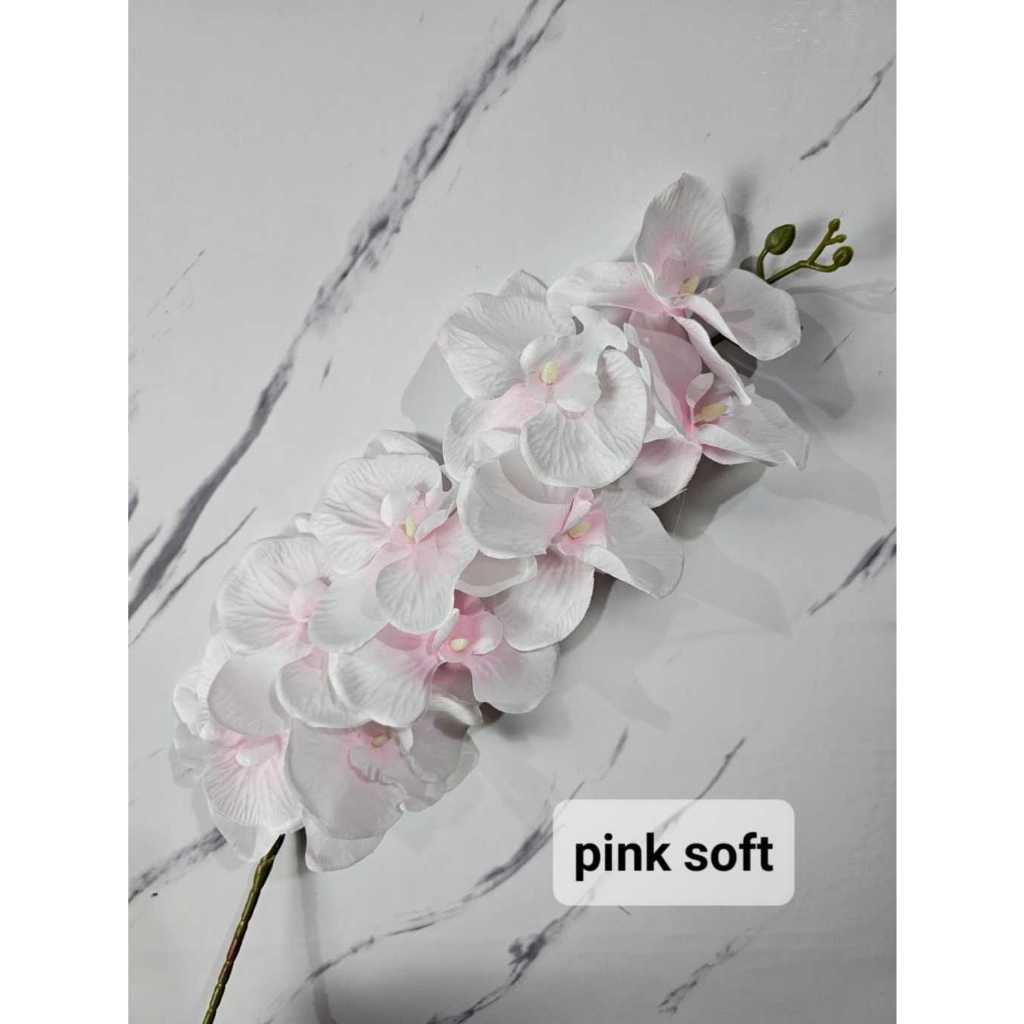 ANGGREK KAIN X9 ANGGREK JUMBO BESAR ANGGREK HIAS ORCHID ARTIFICIAL FLOWER BUNGA PALSU BUNGA HIAS