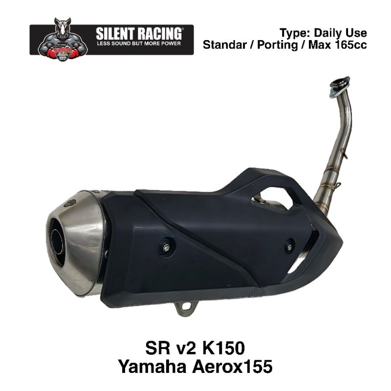 Knalpot WRX SR v2 K150 Aerox155