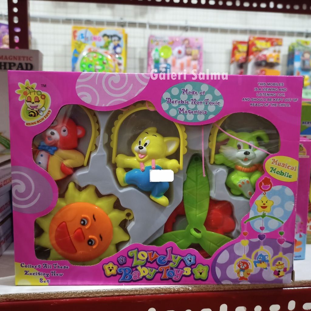Mainan Gantung Bayi Putar Mainan Bayi Musical Toys Nursery Mainan Bunyi Gantung Buat Bayi