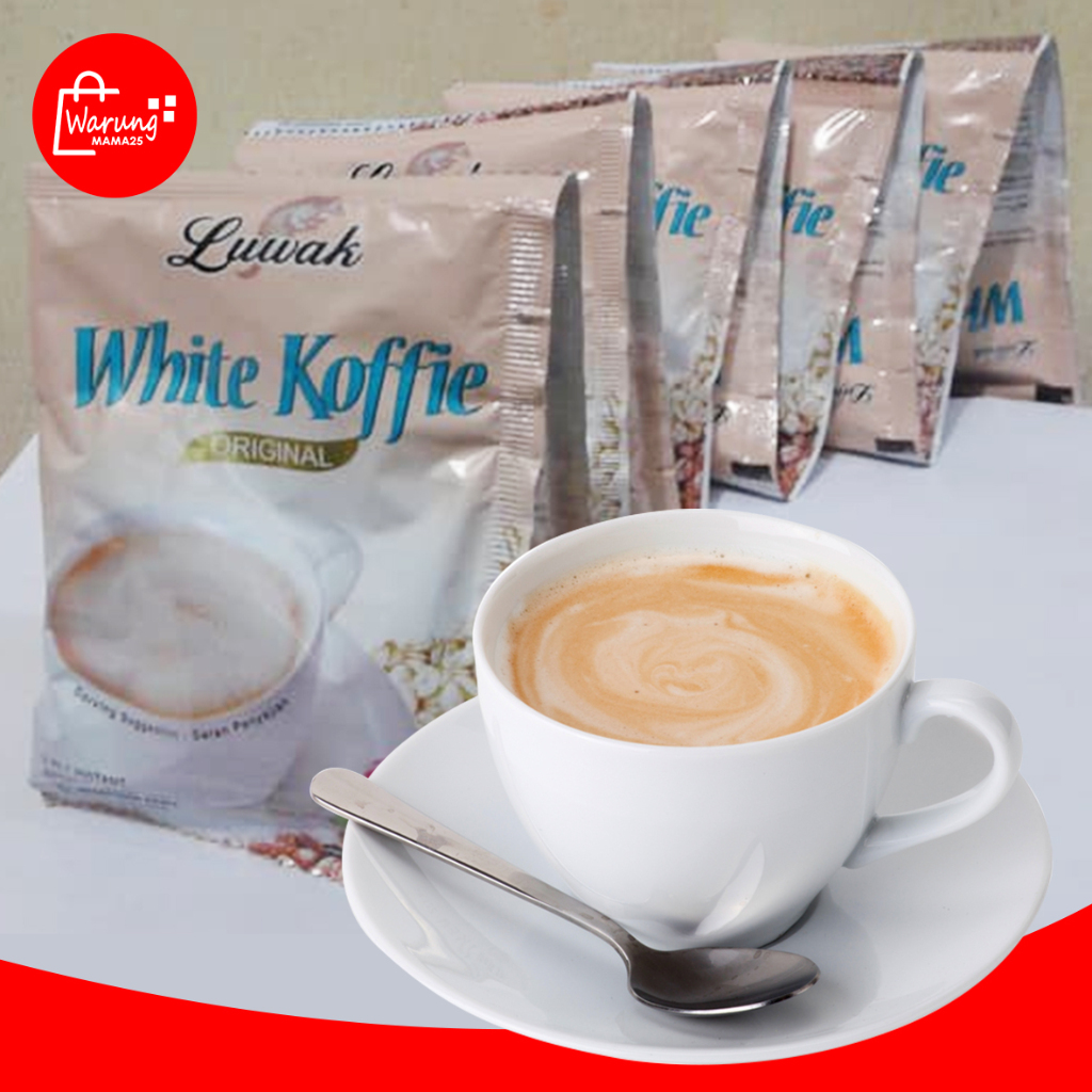 

Luwak White Koffie/Luwak White Koffie 1 Renceng Isi 10 Sachet