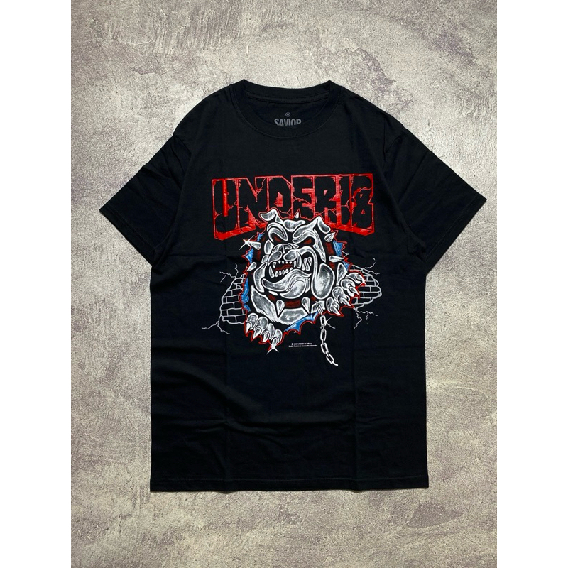 SNSCO TSHIRT UNDER18 HARDCORE - EAT YOUR OWN SPLIT KAOS PRIA