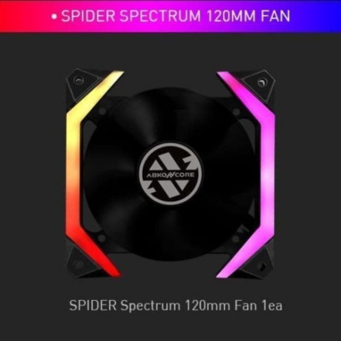 Abkoncore Spider Spectrum Fan Case Casing ARGB 6 pin PC Komputer