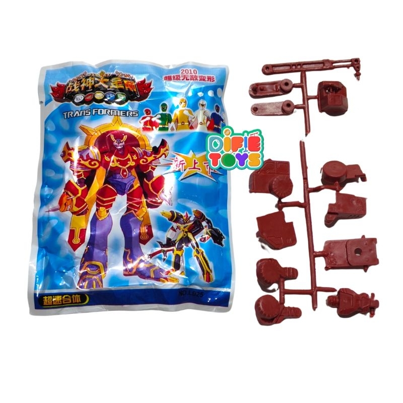 10 pcs Bongkar pasang robot plastik grosir mainan murah buat jual kembali