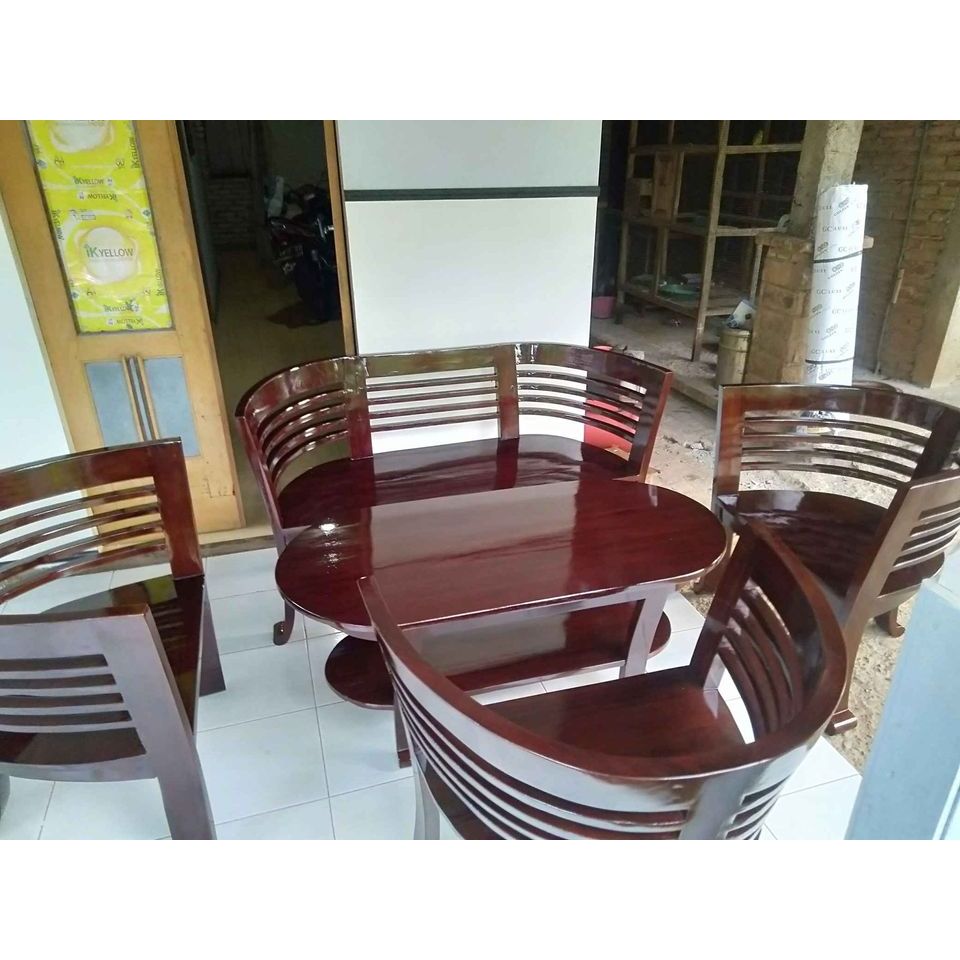 Kursi kayu jati teras tamu cantik jati