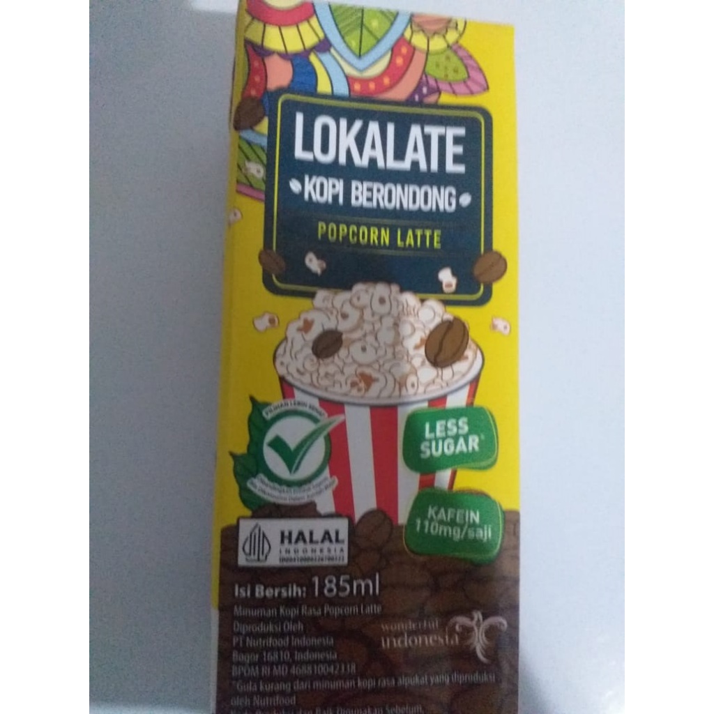 

PROMO Kopi Lokalate Berondong Popcorn Latte Coffee 185 ml Less Sugar Rendah Gula Minuman Ringan UHT Murah Termurah ala Kafe Shop Cafe Usaha Kuliner Minum Beverage Horeca Unik Kekinian Viral Siap Ready to Drink