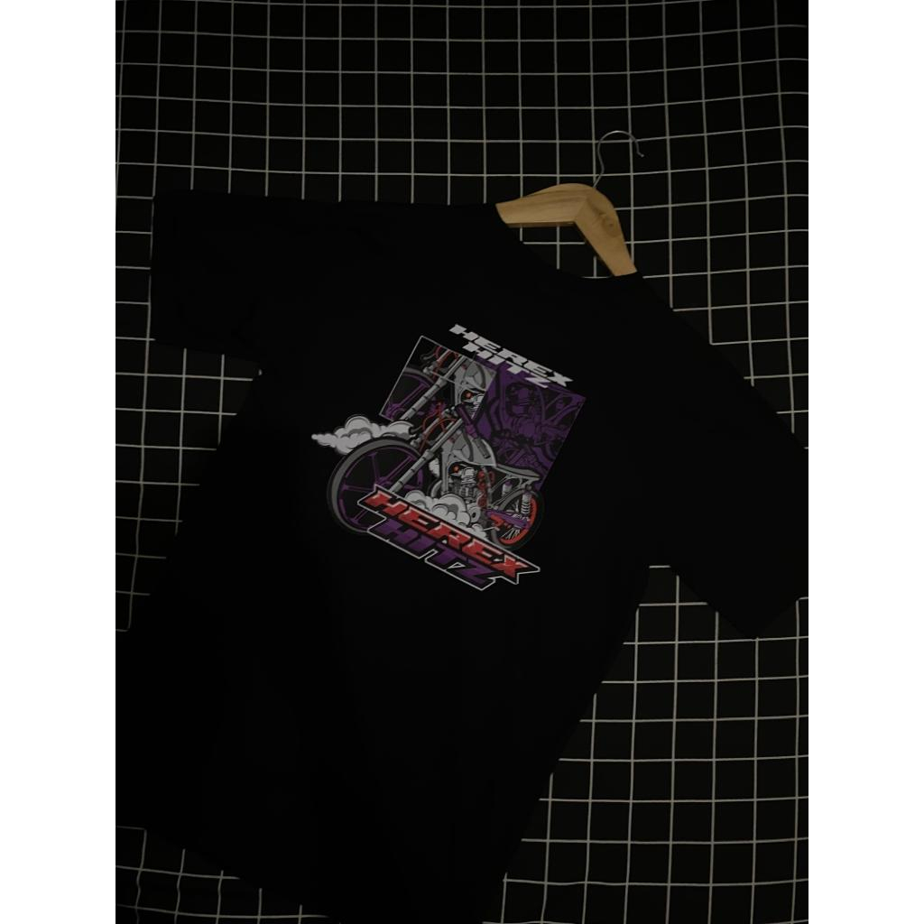 baju kaos tshirt pria cowo komunitas motor herek model terbaru kekinian