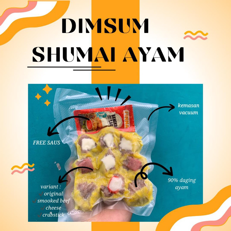 

DIMSUM - SHUMAI AYAM ISI 12 & 16