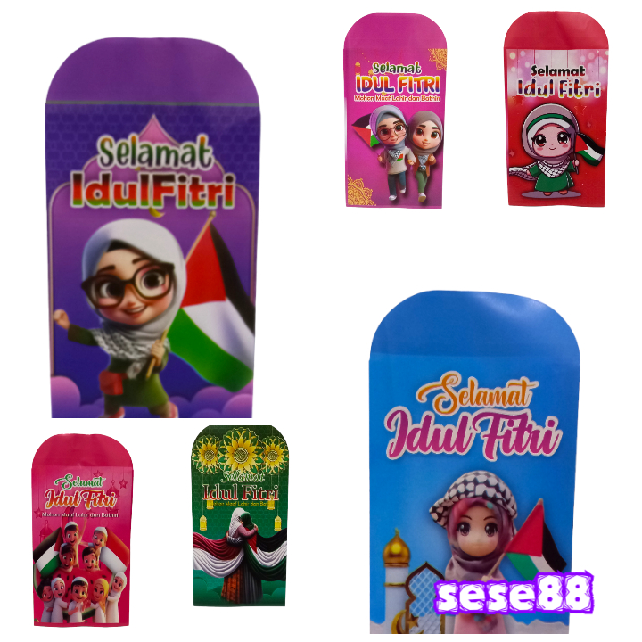 

100pcs Amplop Lebaran Hijab 2024