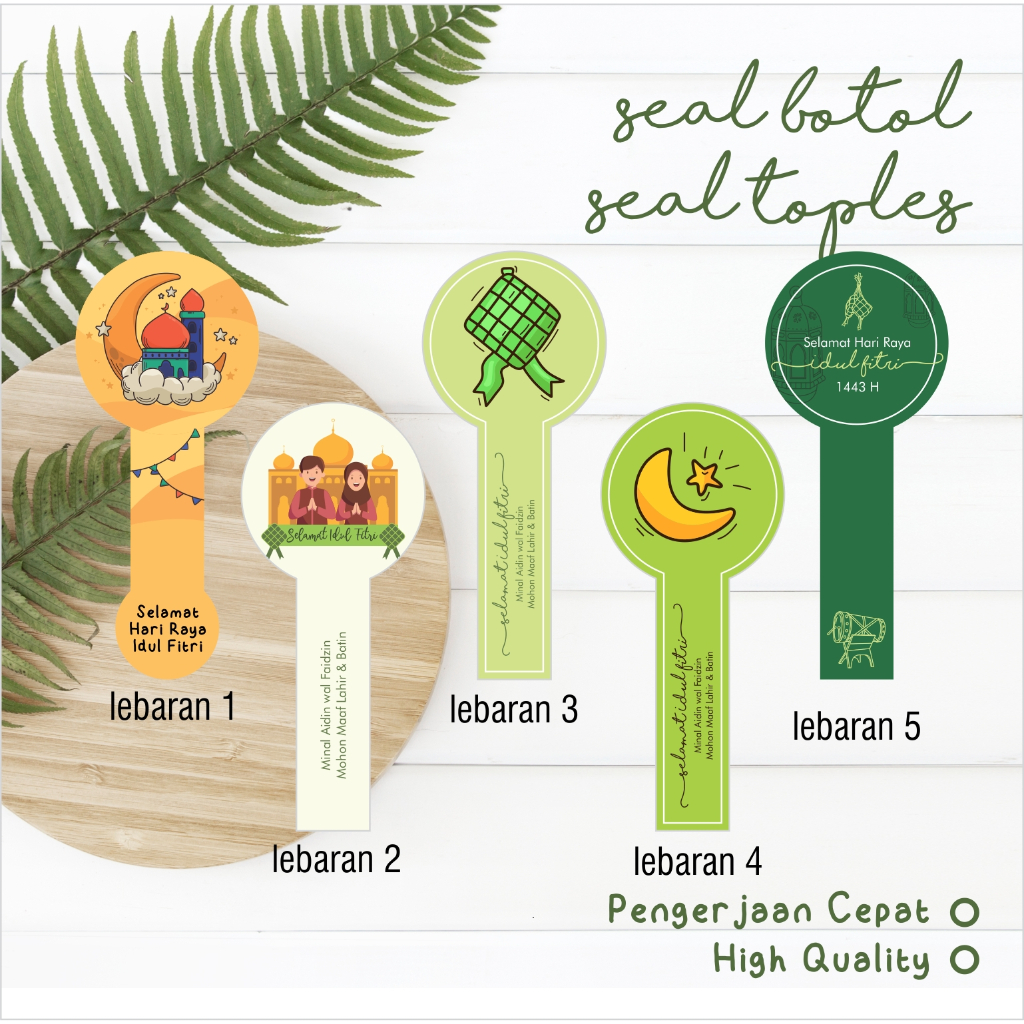 

LABEL TOPLES LEBARAN IDUL FITRI / STIKER LIDAH