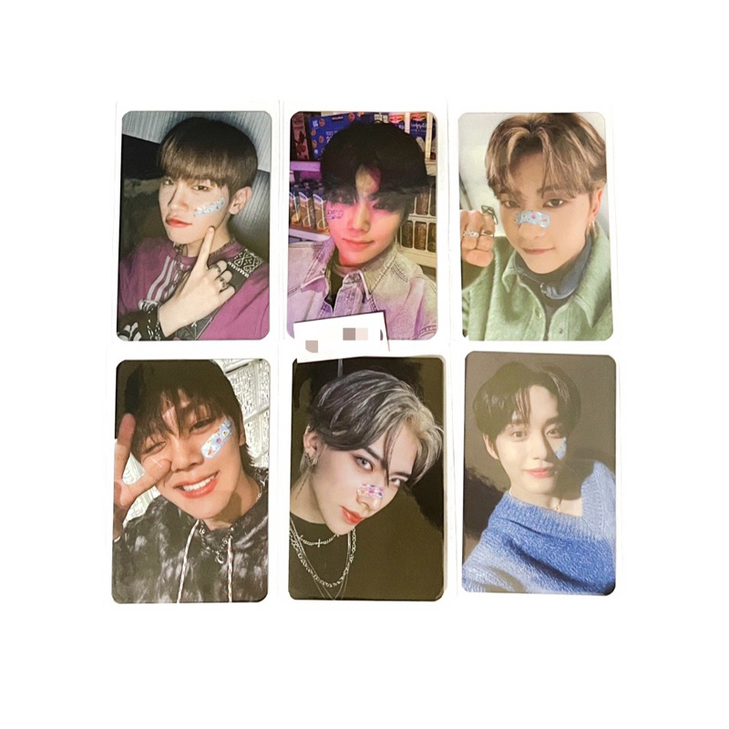 [READ DESC] Zerobaseone jump up pb lucky draw photocard ricky gyuvin matthew taerae jiwoong plester