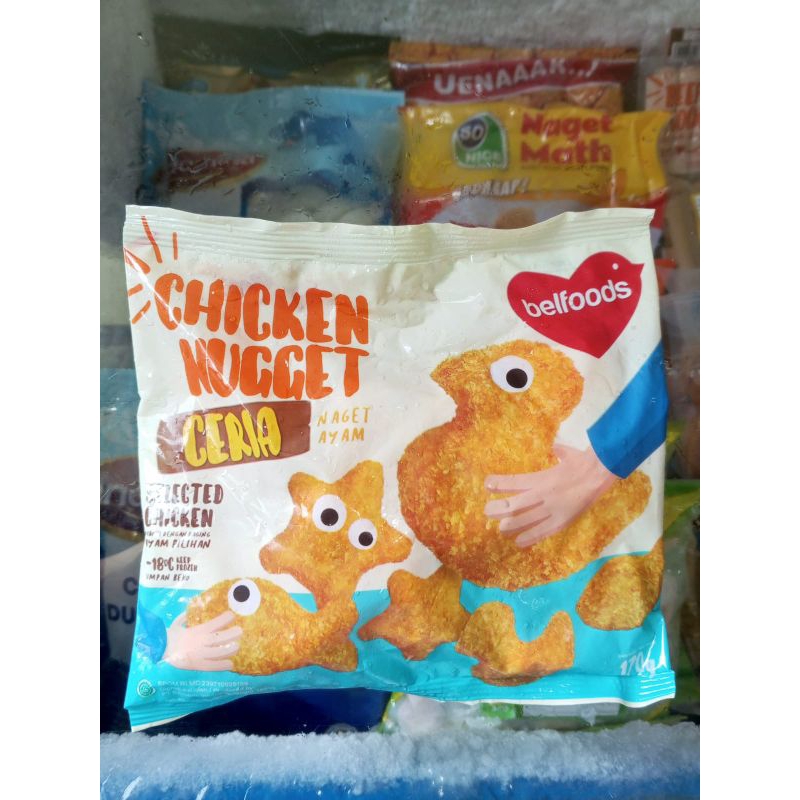 

belfoods chicken nugget ceria 170gram