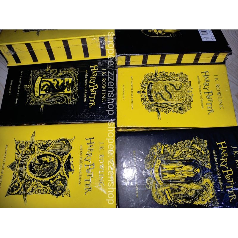 ORIGINAL Harry Potter Hufflepuff house edition NEW HC Hard Cover novel harpot buku. BOOKED.