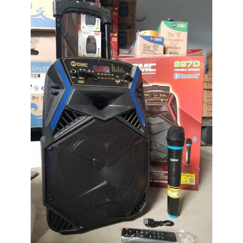 SPEAKER GMC 897O GMC SPEAKER PORTABLE SPEAKER GMC 897O SPIKER BLUETOOTH GMC