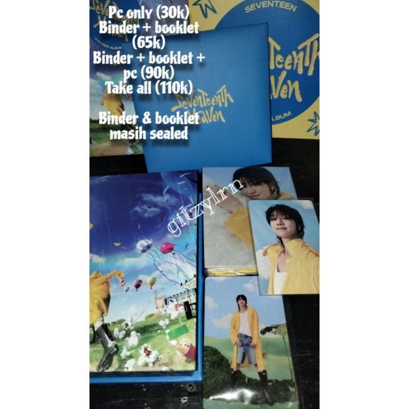 Unsealed Heaven Carver Booklet Pc The8 Seventeen