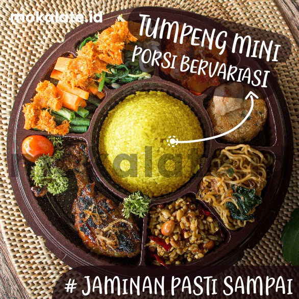 

Mall Nasi Tumpeng Mini Sekat Siap Saji Instant Halal Porsi Bervariasi buruan