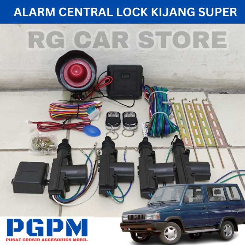 Alarm Central Lock Mobil Kijang Garansi 1 Tahun Dijamin PnP Berkualitas
