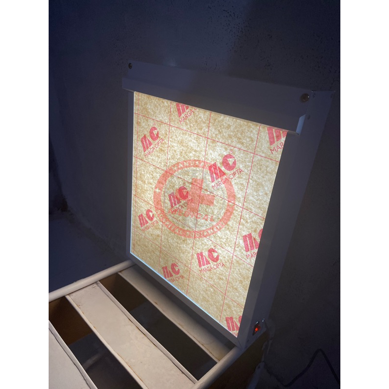 Xray Viewer single, Lampu Rontgen single pc