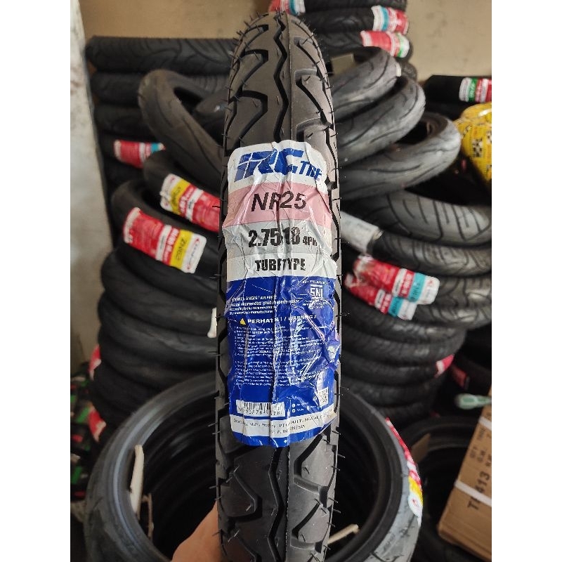 IRC BAN NON TUBELESS / TUBETYPE NR 25 RING 18 ( 275.18 ). 100%ORIGINAL