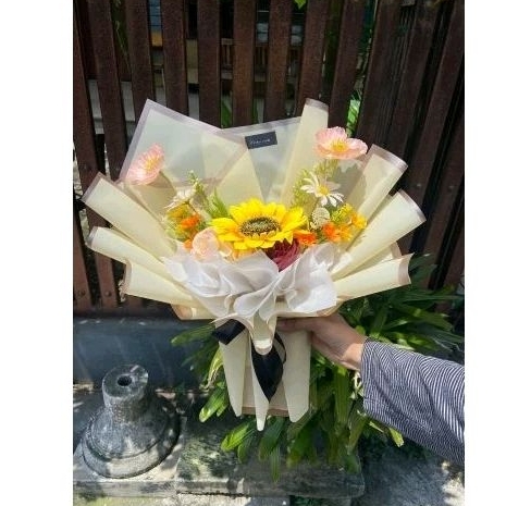 Bunga Artificial / Buket Bunga Palsu / Buket Wisuda / Buket Kekinian / Buket Murah / Buket Mewah / B