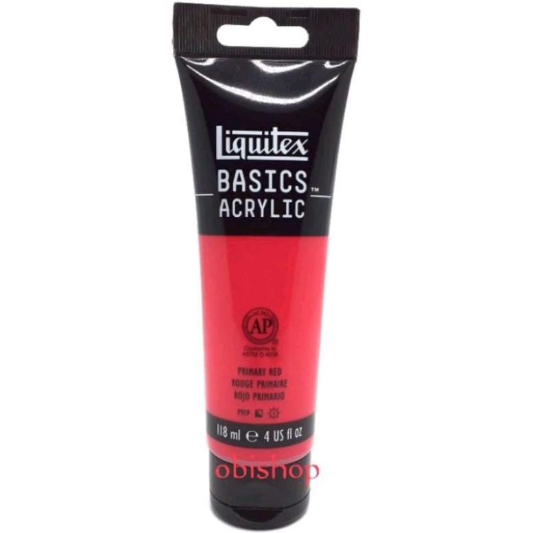 

Cat Akrilik Liquitex Basics Acrylic Colour 118 ml Primary Red