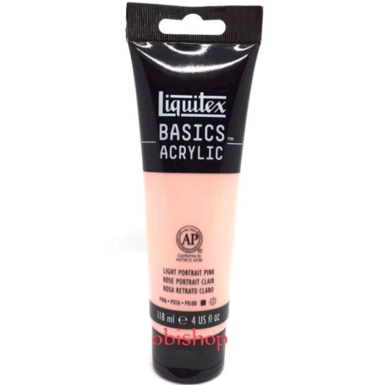 

Cat Akrilik Liquitex Basics Acrylic Colour 118 ml Light Pink