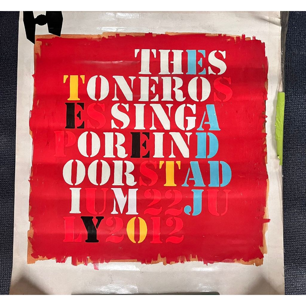 Poster Stone Roses Live In Singapore 2012