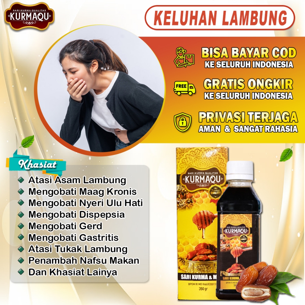 Obat Asam Lambung Obat Lambung Madu Lambung KURMAQU Asam Lambung Maag Lambung Gerd Kurmaqu Original 