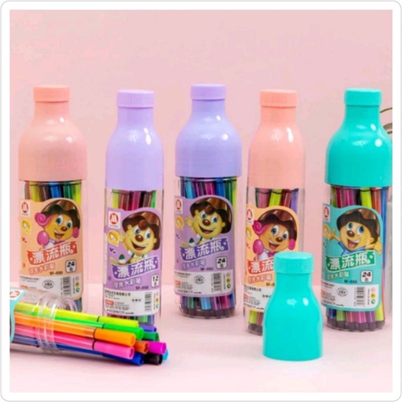 

Set Spidol Water Color Stempel 12 warna / Spidol stempel unik / hadiah lomba / Spidol lukis 12 warna