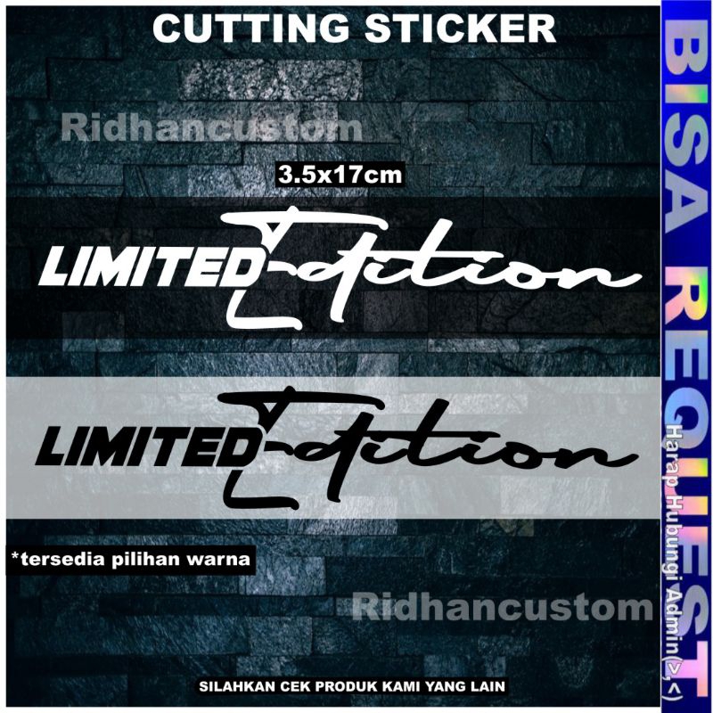 [ LIMITED EDITION ] CUTTING STICKER MOTOR KEREN | LIMITED EDITION