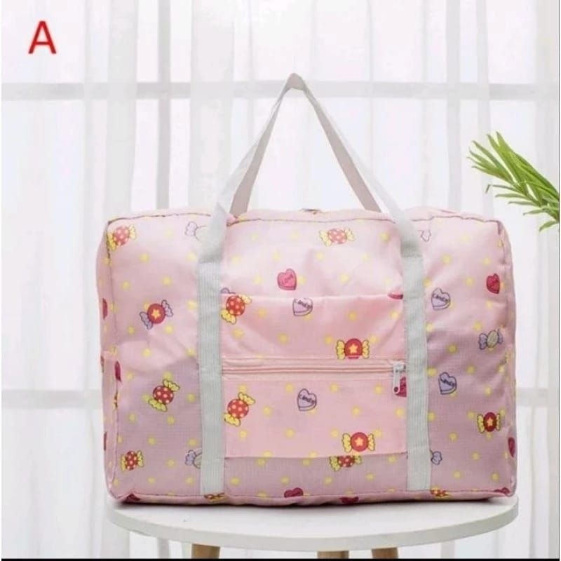TAS TRAVEL LIPAT BESAR MULTIFUNGSI TAS PERLENGKAPAN BAYI TAS BAJU (T063)