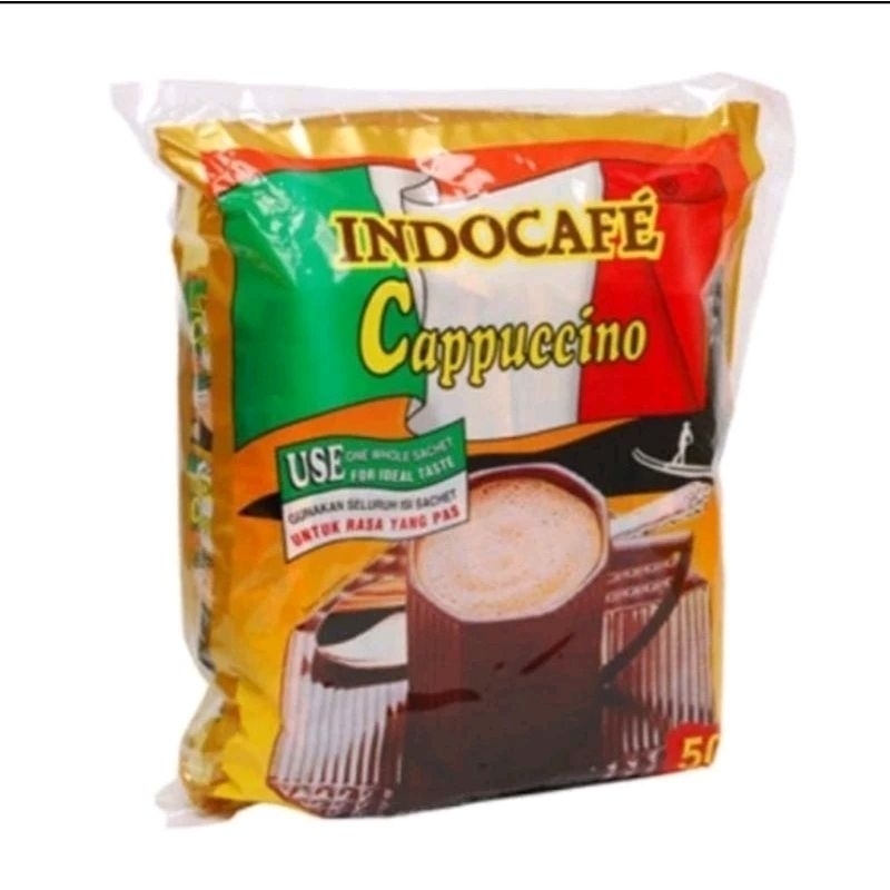 

Indocafe Cappuccino 50 sachet x 25g