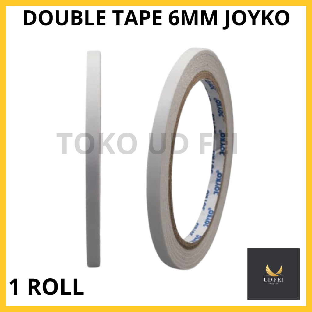 

(1 ROLL) Double tape Joyko/ Double Tape 6mm/ Double Tape Kecil/Double Tape Joyko 15yard