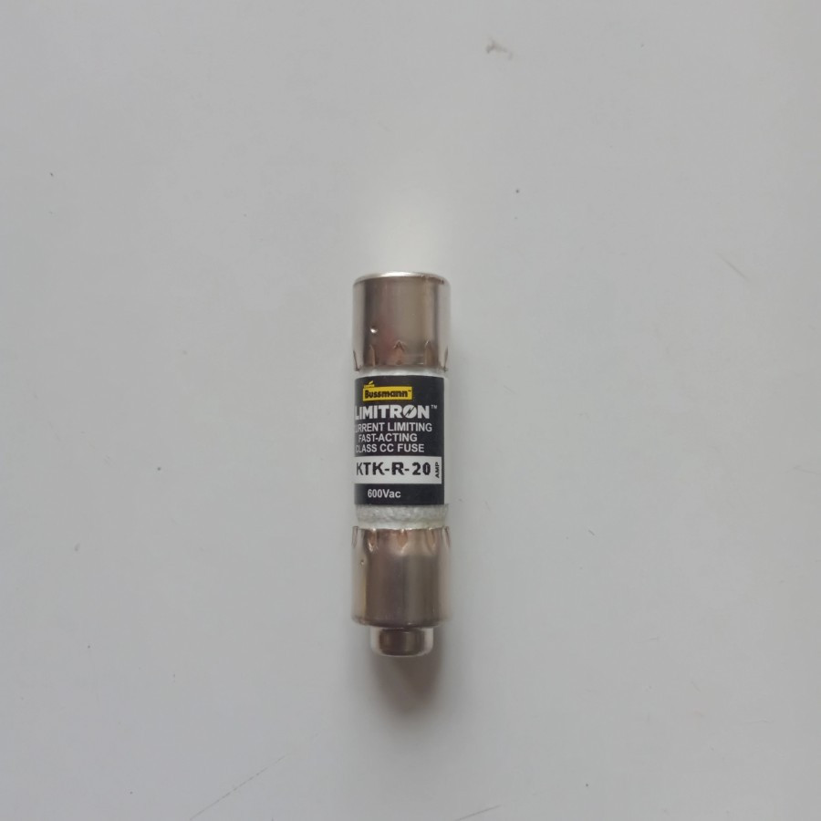 Fuse Bussmann KTK-R 20A 600Vac Fast Acting Fuse Class CC Bussmann Fuse Bussmann KTK-R 20A 600Vac Fas
