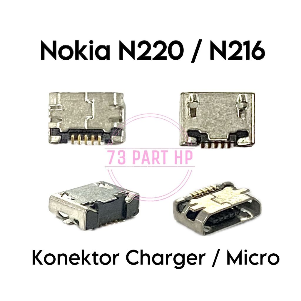 Konektor Charger Only Type Micro Nokia N220 / N216 - Connector Cas Charge Casan