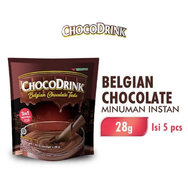 

CHOCODRINK Minuman Instan Belgian Chocolate 5 x 28g