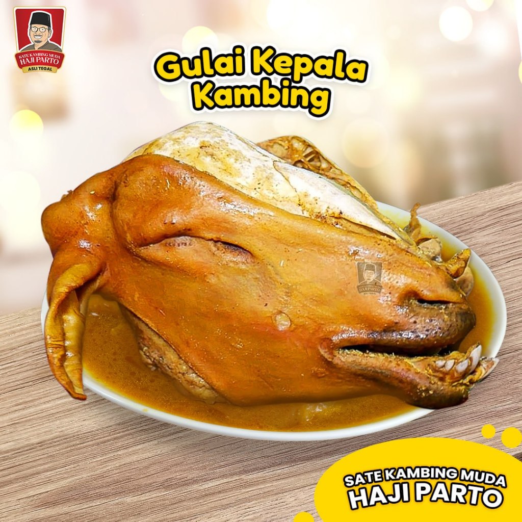 

Kepala kambing balibul utuh muda asli tegal 100%