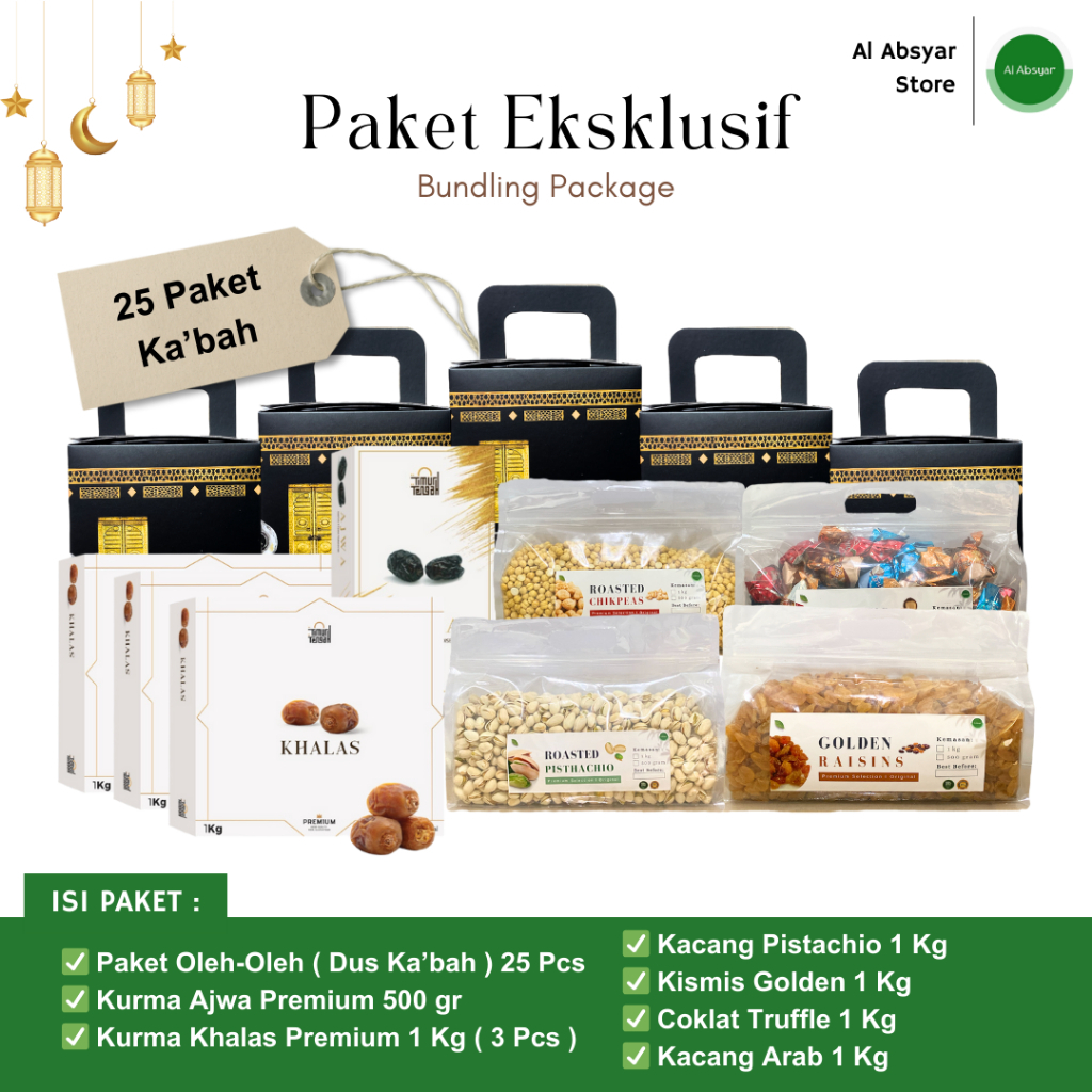 

Paket Oleh-Oleh Haji dan Umroh Eksklusif Premium Hampers Timur Tengah Kurma Khalas Ajwa Sukari Tunisia Madu Kurma Timur Tengah Kismis 1kg kacang arab 1kg truffle Coklat Pistachio 1 kg Paket oleh oleh murah tanah abang Set hampers Gift umroh haji